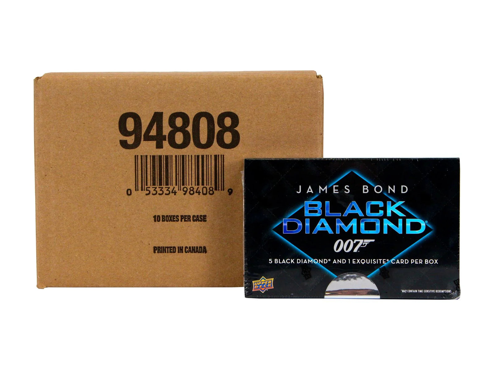 DRAFT - 2023 Upper Deck James Bond Black Diamond Trading Cards | 10-Box Hobby Case