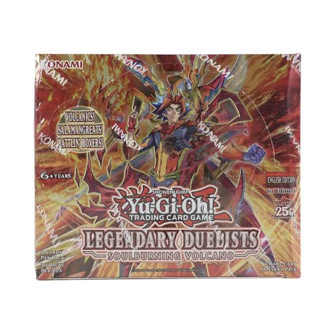DRAFT - Yu-Gi-Oh Legendary Duelists Soulburning Volcano Booster Box | Sealed