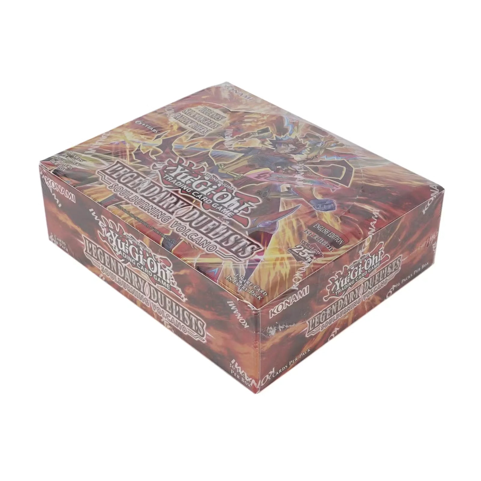 Yu Gi Oh Legendary Duelists Soulburning Volcano Booster 12 Box Case