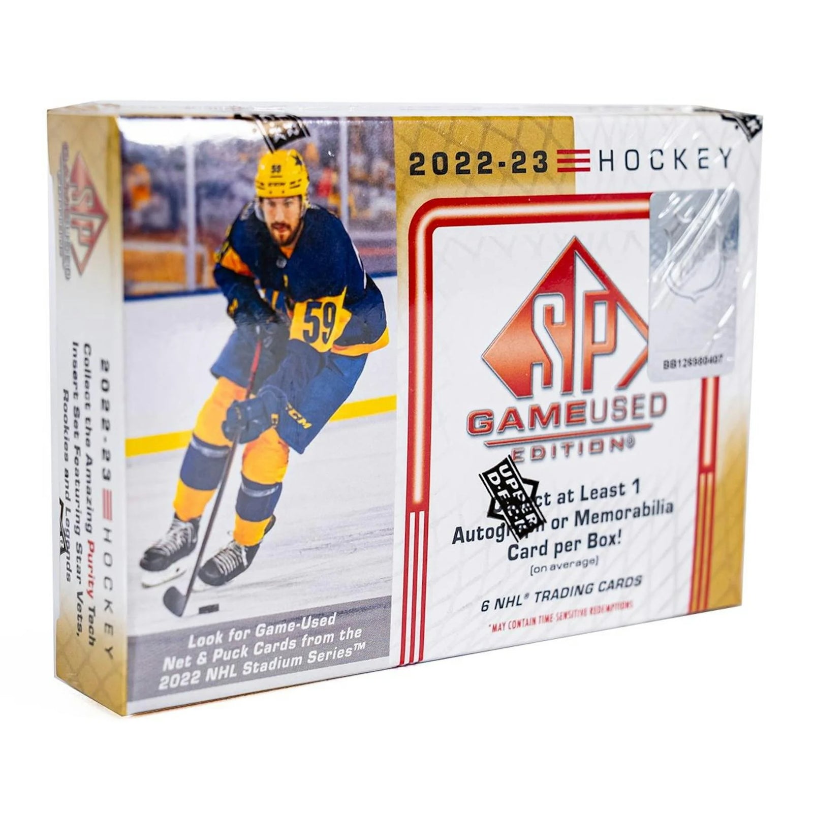 DRAFT - 2022-23 Upper Deck SP Game Used Hockey Hobby Box | Sealed