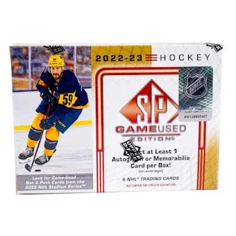 DRAFT - 2022-23 Upper Deck SP Game Used Hockey Hobby Box | Sealed