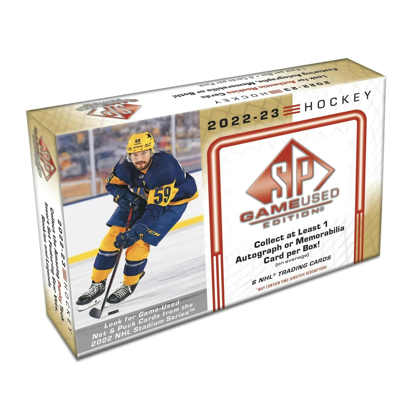 DRAFT - Just In 2022/23 Upper Deck SP Game Used Hockey Hobby 18-Box Case