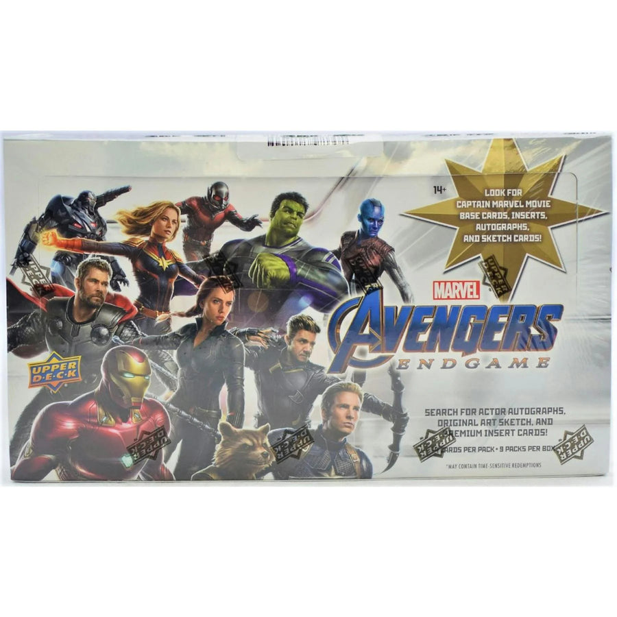 DRAFT - 2020 Upper Deck Marvel Avengers Endgame Captain Marvel Hobby Box
