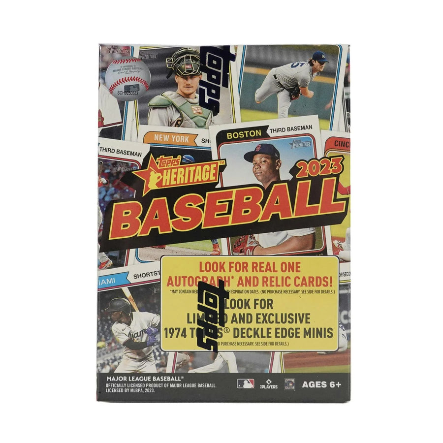 DRAFT - Just In 2023 Topps Heritage Baseball Blaster Box