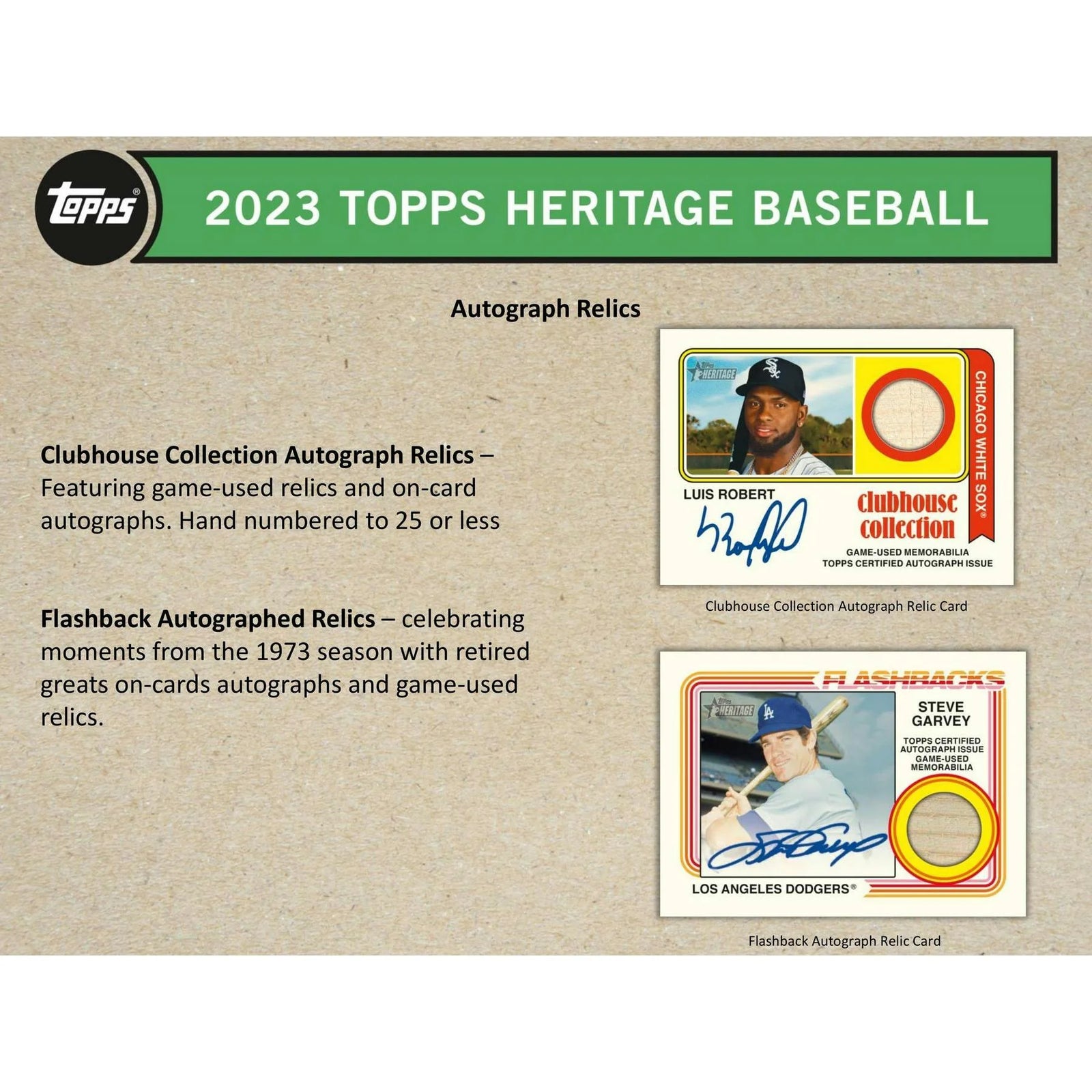 DRAFT - Just In 2023 Topps Heritage Baseball Blaster Box