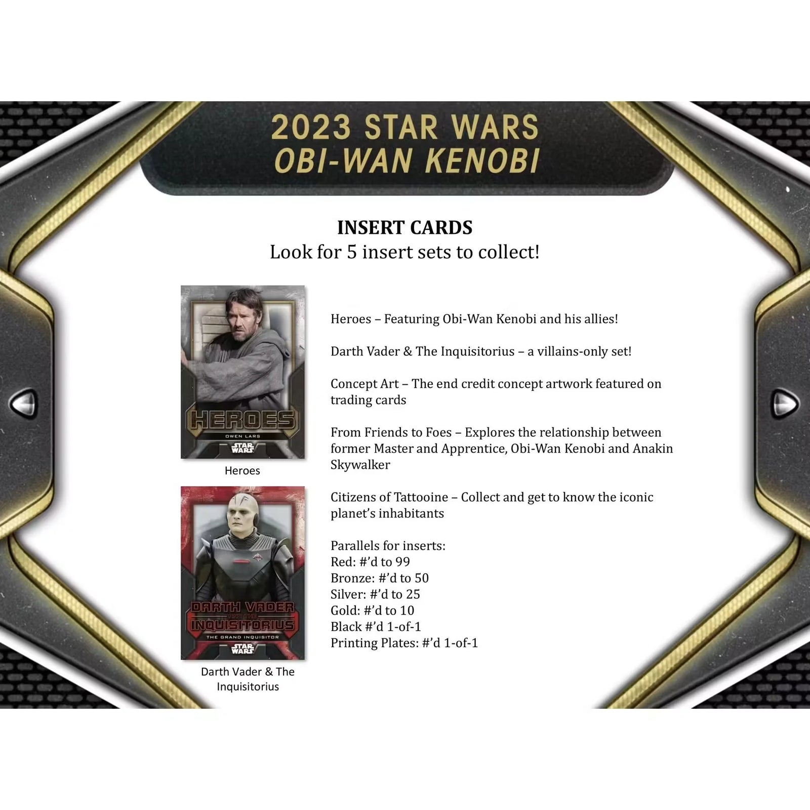 2023 Topps Star Wars Obi Wan Kenobi Blaster Box