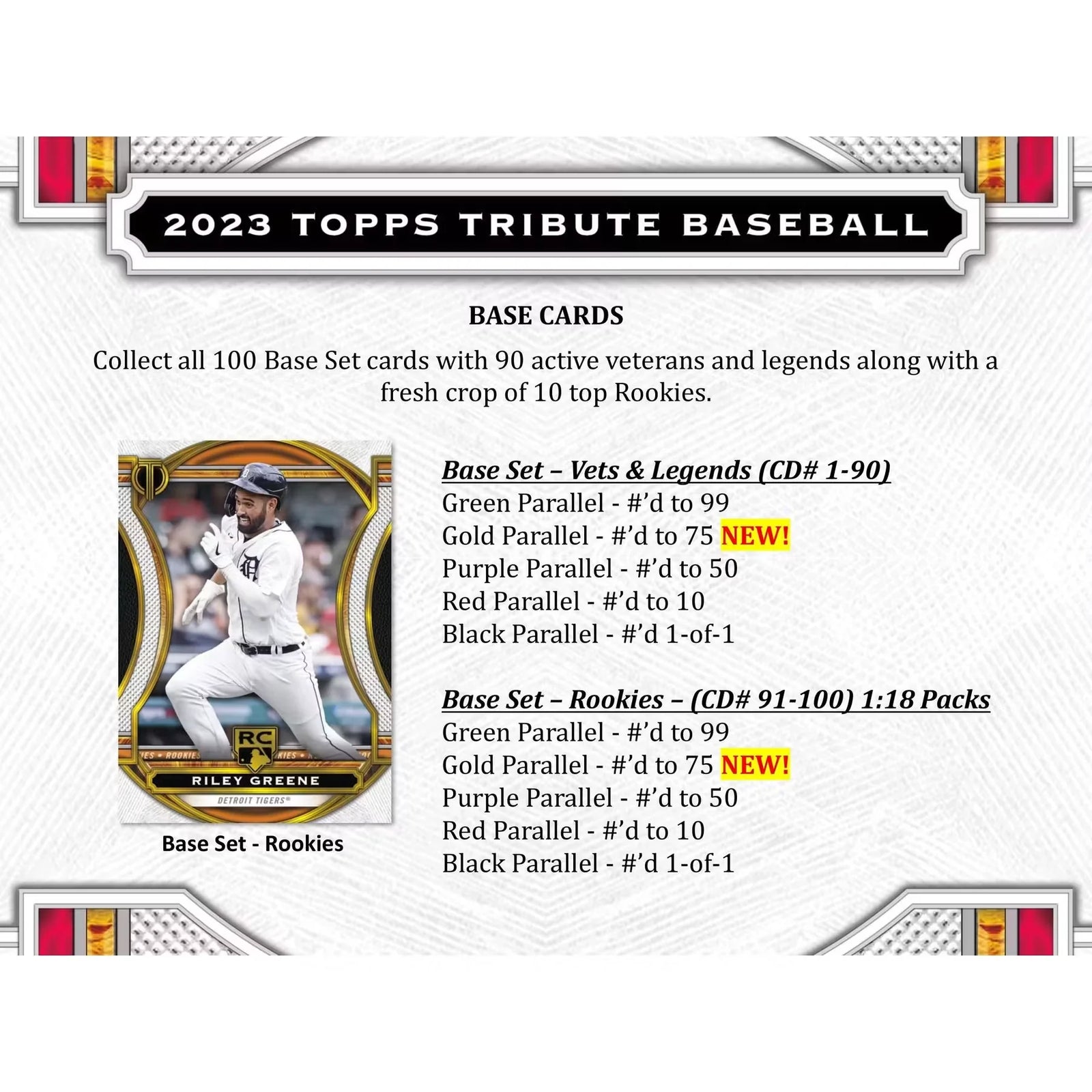 2023 Topps Tribute Baseball Hobby Box