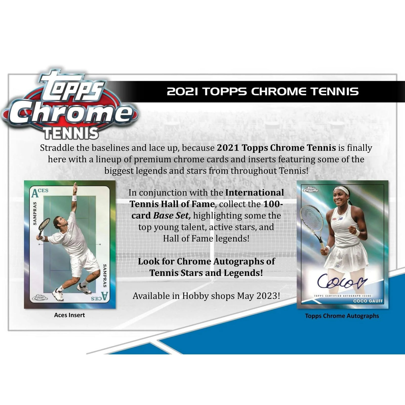 DRAFT - 2021 Topps Chrome Tennis Hobby Box