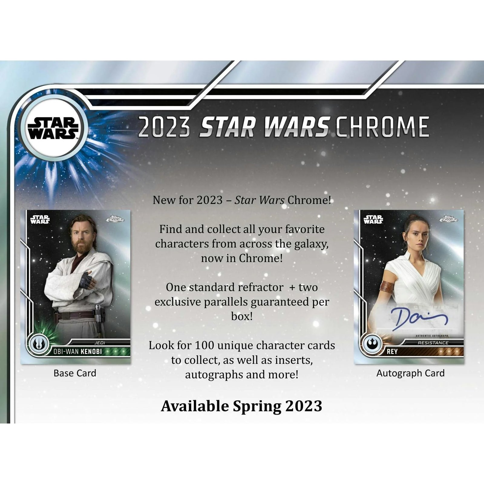DRAFT - 2023 Topps Star Wars Chrome Blaster Box | Black Wave Parallels