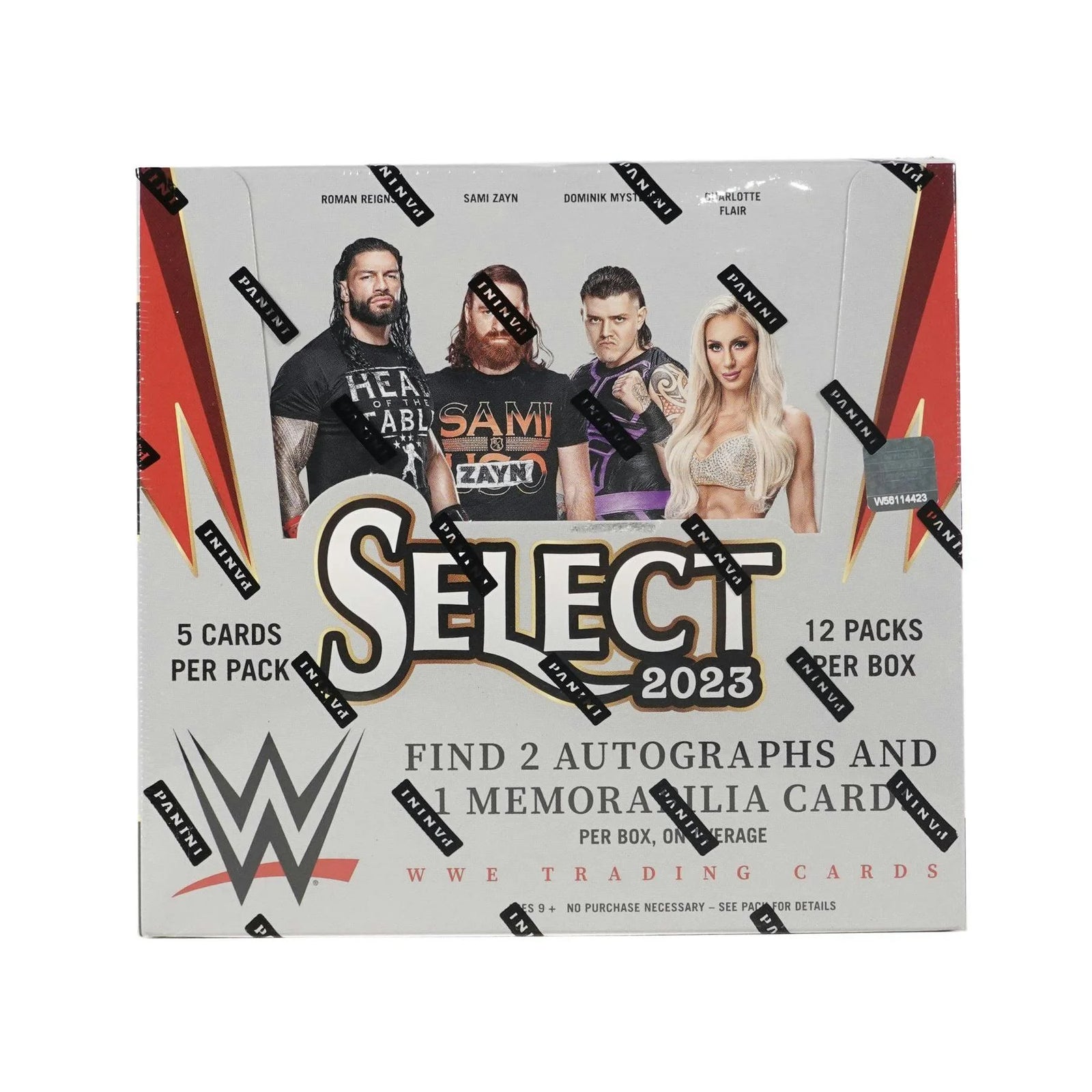 DRAFT - New 2023 Panini Select WWE Wrestling Hobby 12-Box Case