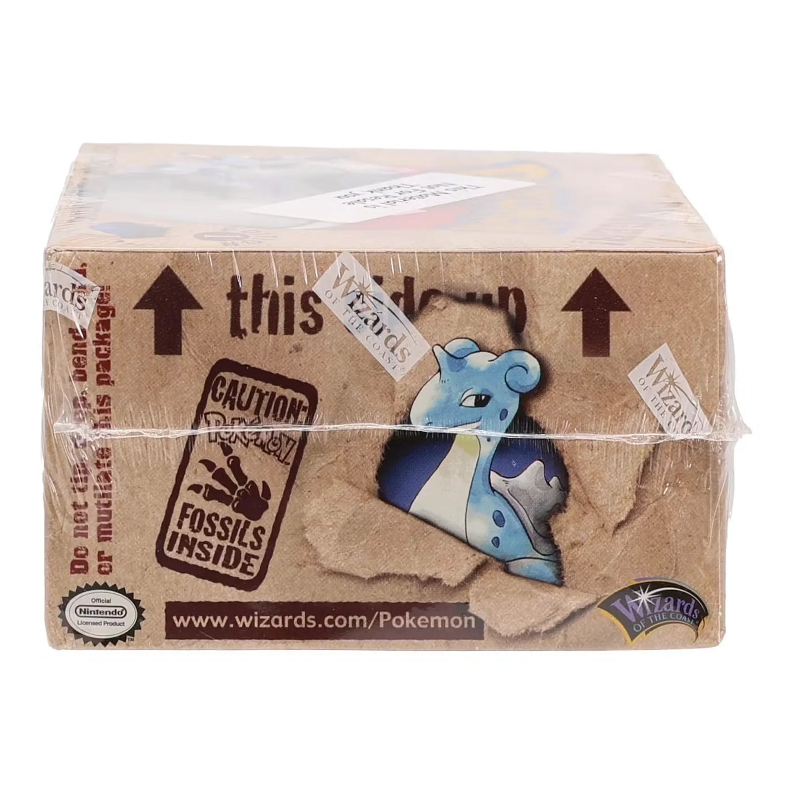 Pokemon Fossil 1st Edition Booster Box WOTC - Vintage Retail Sticker on Shrink (Ships Sealed Only)