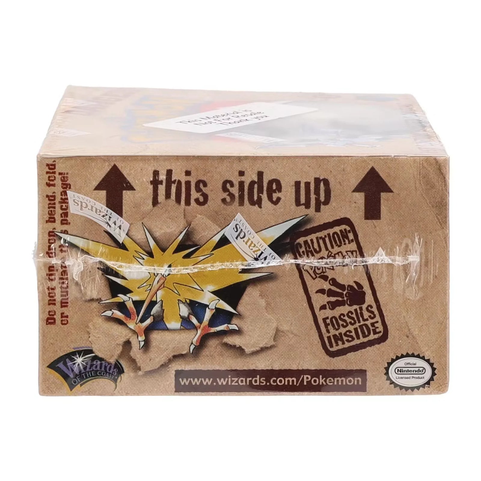 Pokemon Fossil 1st Edition Booster Box WOTC - Vintage Retail Sticker on Shrink (Ships Sealed Only)