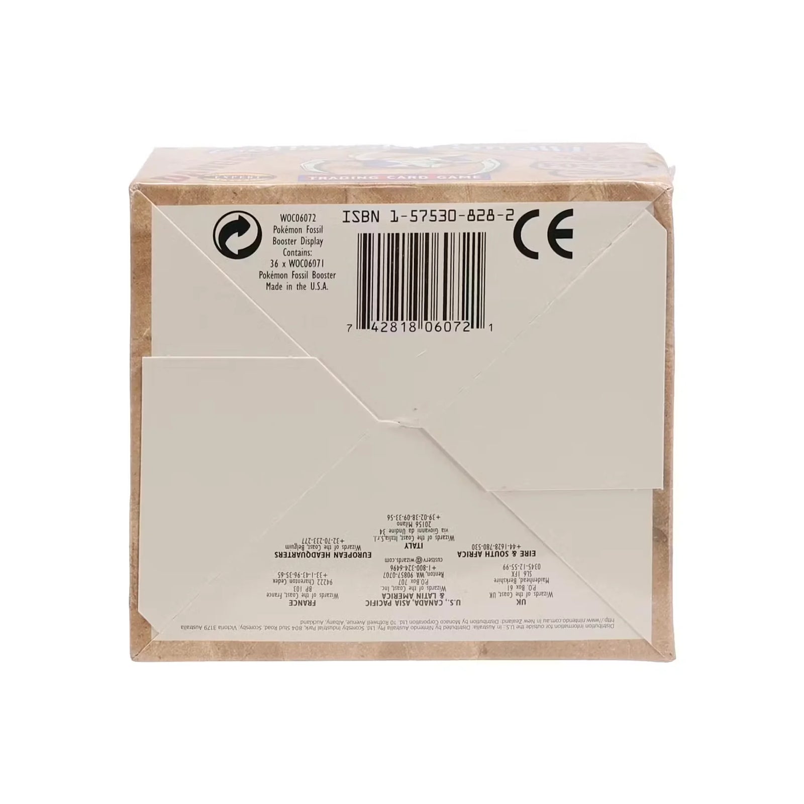 Pokemon Fossil 1st Edition Booster Box WOTC - Vintage Retail Sticker on Shrink (Ships Sealed Only)