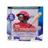 DRAFT - Just In 2023 Bowman Baseball Sapphire Edition Hobby Box