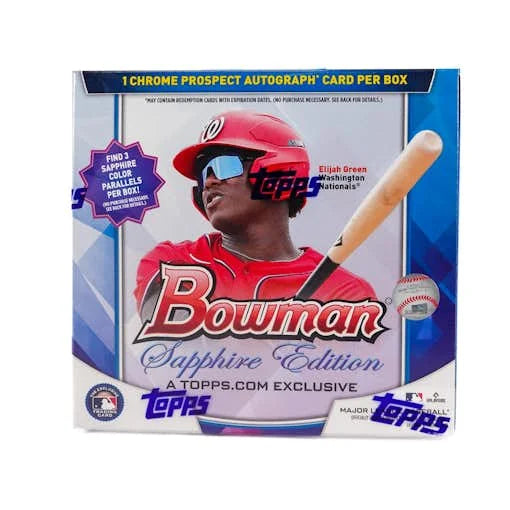 DRAFT - Just In 2023 Bowman Baseball Sapphire Edition Hobby Box