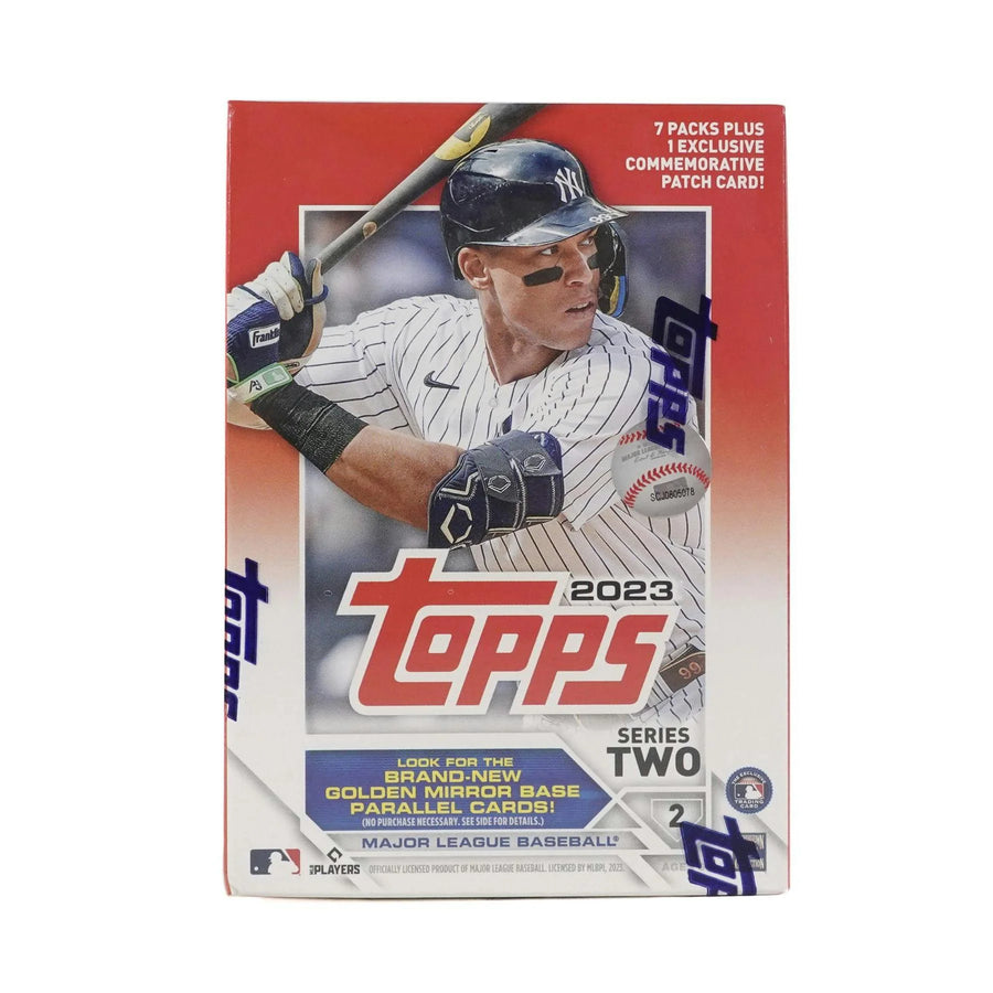 DRAFT - Just In 2023 Topps Series 2 Baseball Blaster Box (Commemorative Relic Card!)