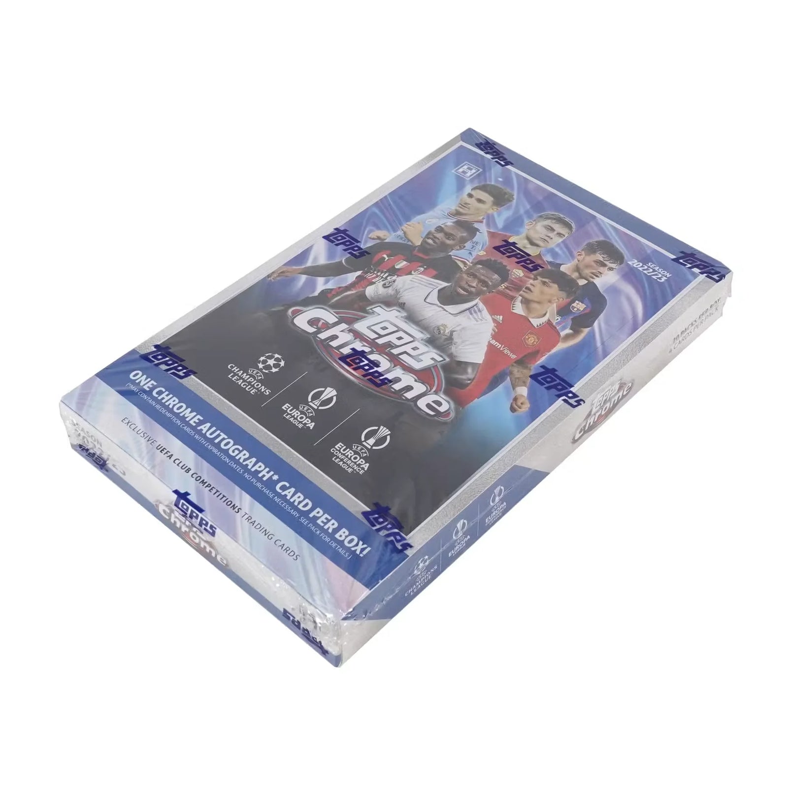 2022-23 Topps Chrome UEFA Club Competitions Soccer Hobby 12-Box Case (Ships Sealed Only)