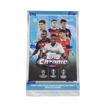 DRAFT - 2022/23 Topps Chrome UEFA Club Competitions Soccer Hobby Lite Box | dacardworld:BVMU103LQI