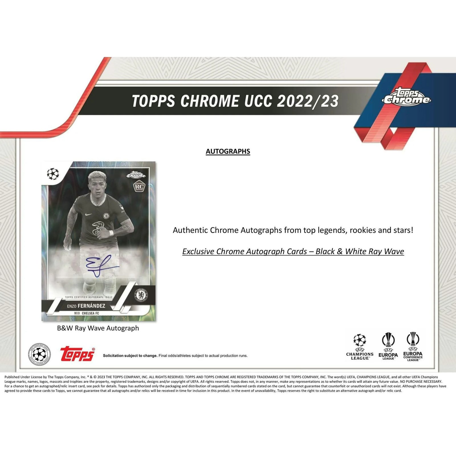 DRAFT - 2022/23 Topps Chrome UEFA Club Competitions Soccer Hobby Lite Box | dacardworld:BVMU103LQI