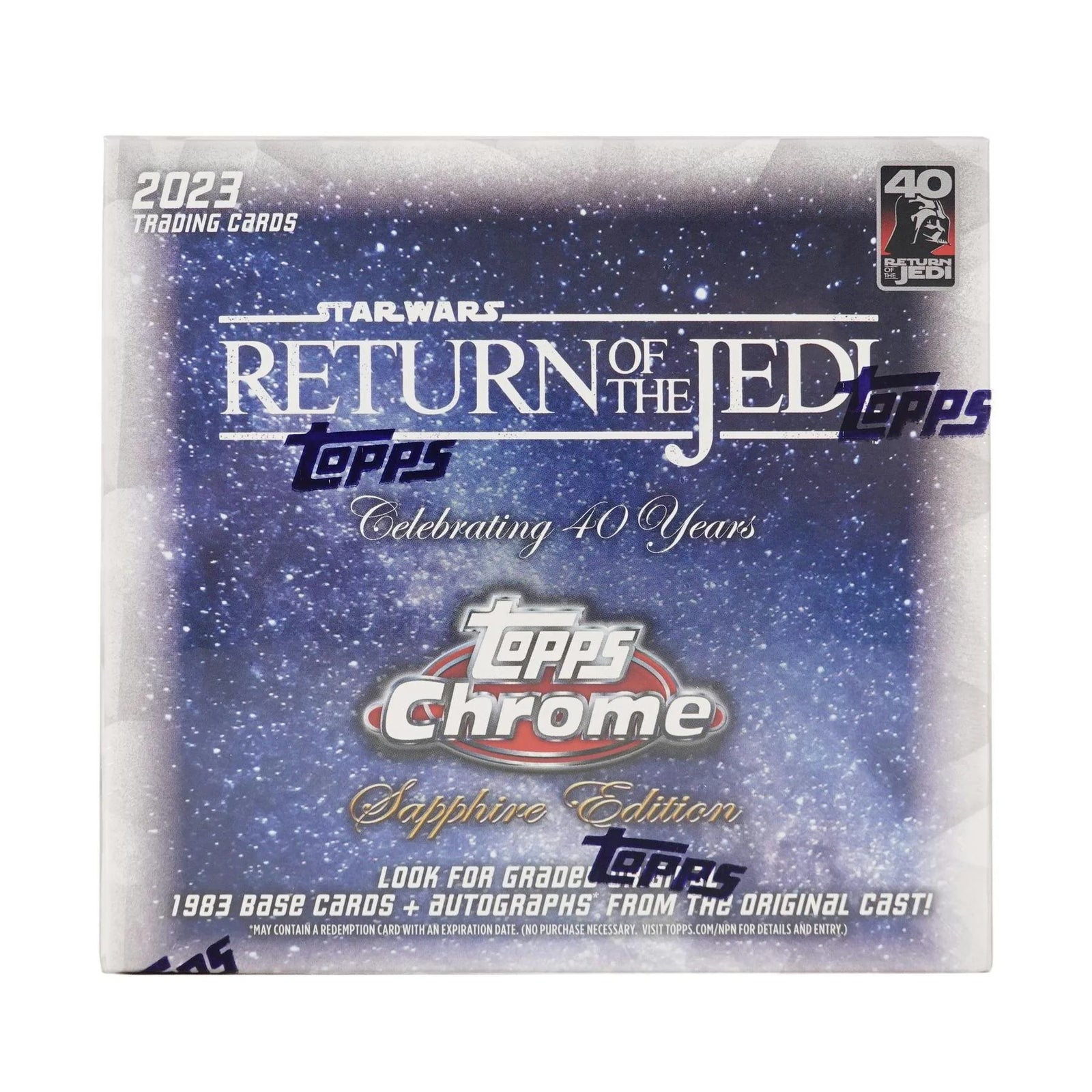 DRAFT - 2023 Topps Star Wars Return of the Jedi Chrome Sapphire Hobby Box