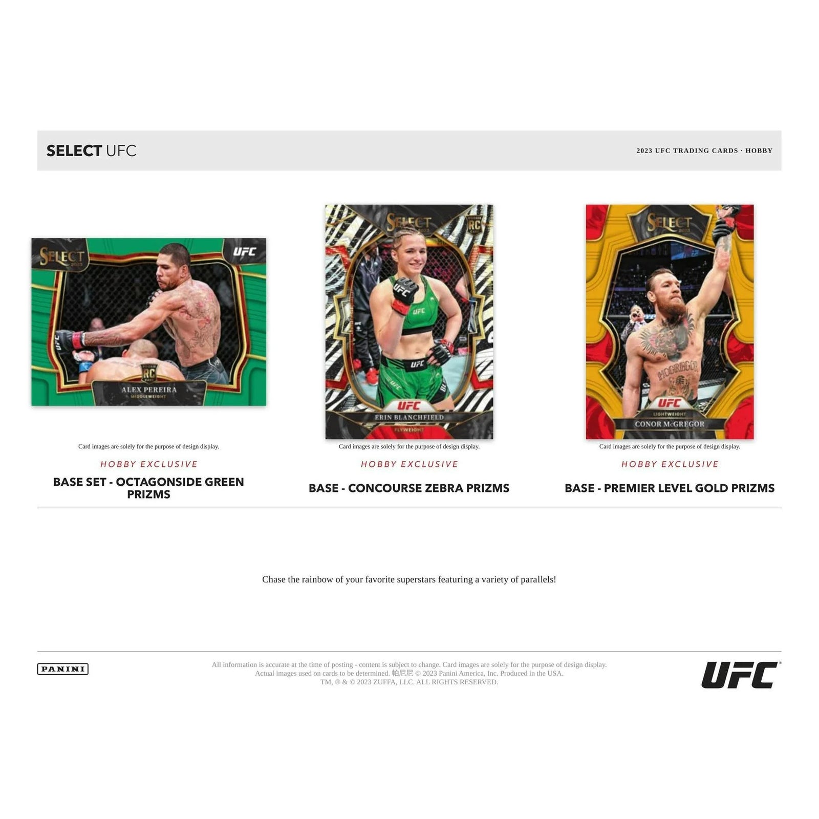 DRAFT - 2023 Panini Select UFC Hobby Box