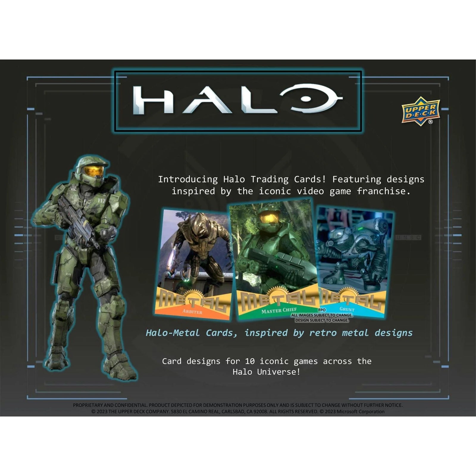 DRAFT - 2023 Upper Deck Halo: Legacy Collection Trading Cards Hobby Box