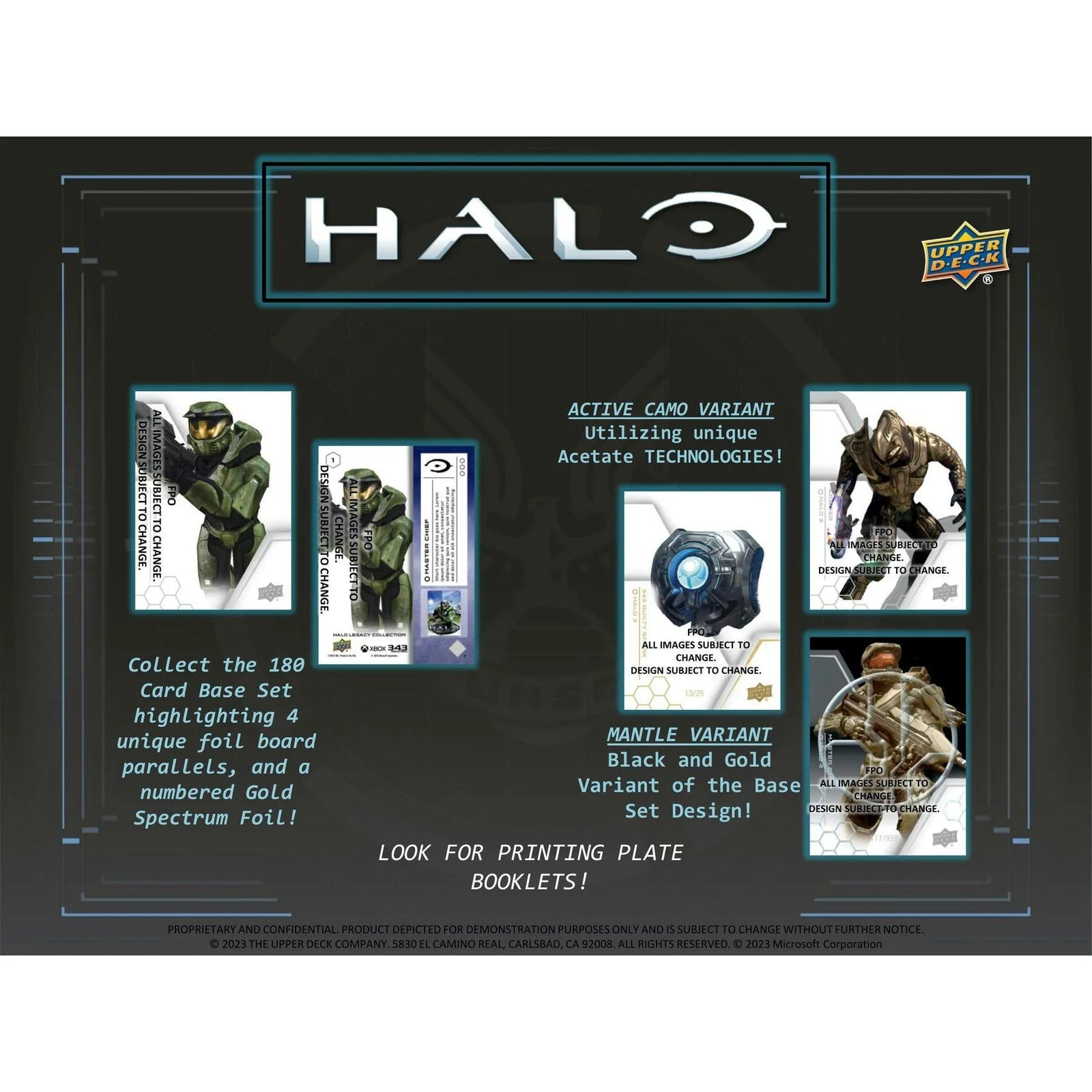 DRAFT - 2023 Upper Deck Halo: Legacy Collection Trading Cards Hobby Box