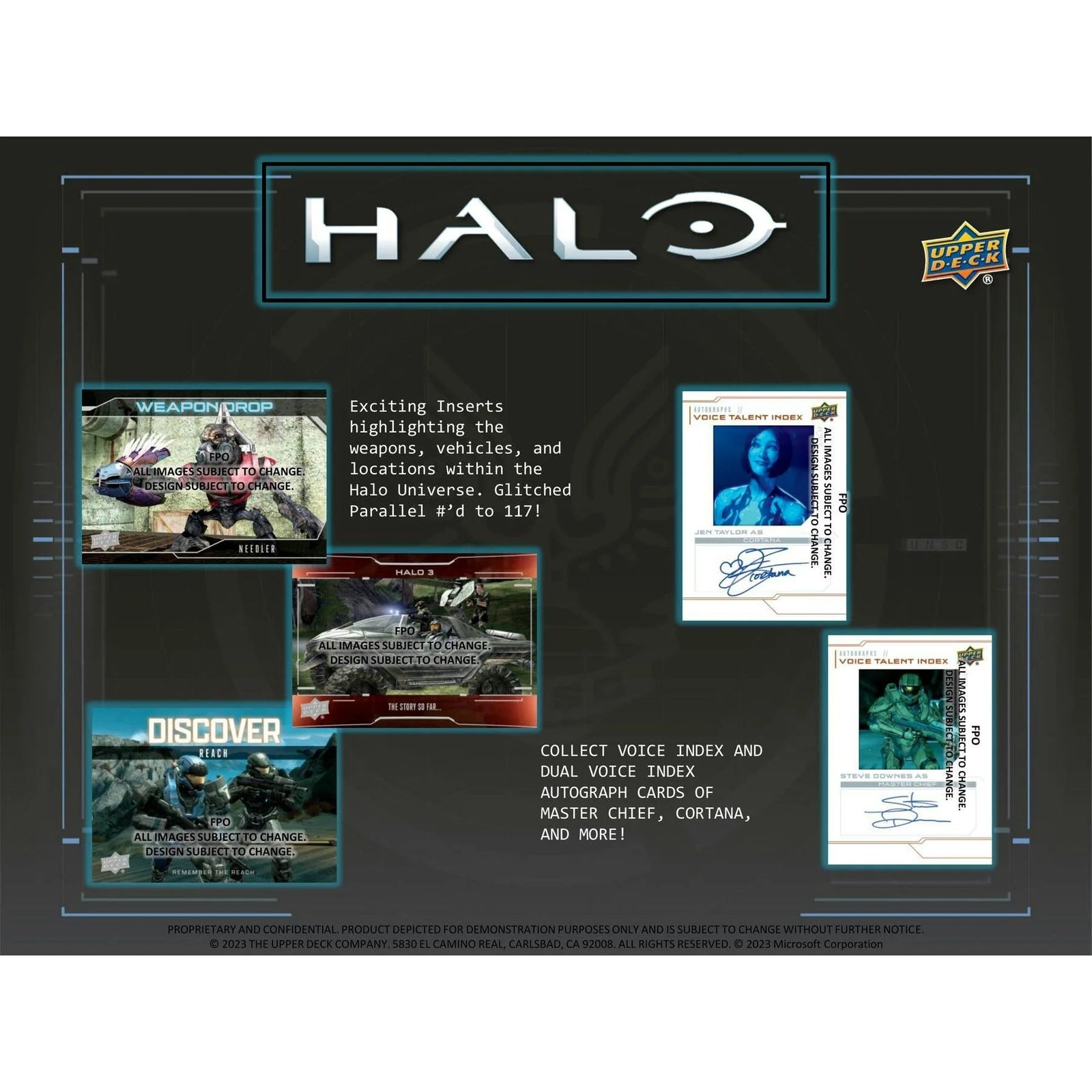 DRAFT - 2023 Upper Deck Halo: Legacy Collection Trading Cards Hobby Box