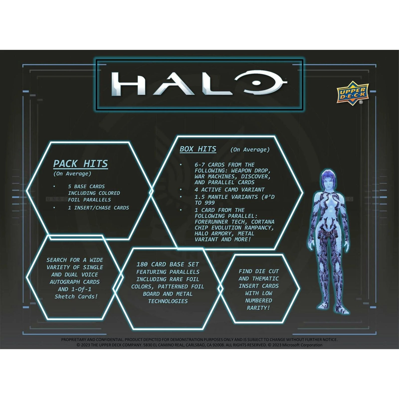 DRAFT - 2023 Upper Deck Halo Legacy Collection Hobby 12-Box Case