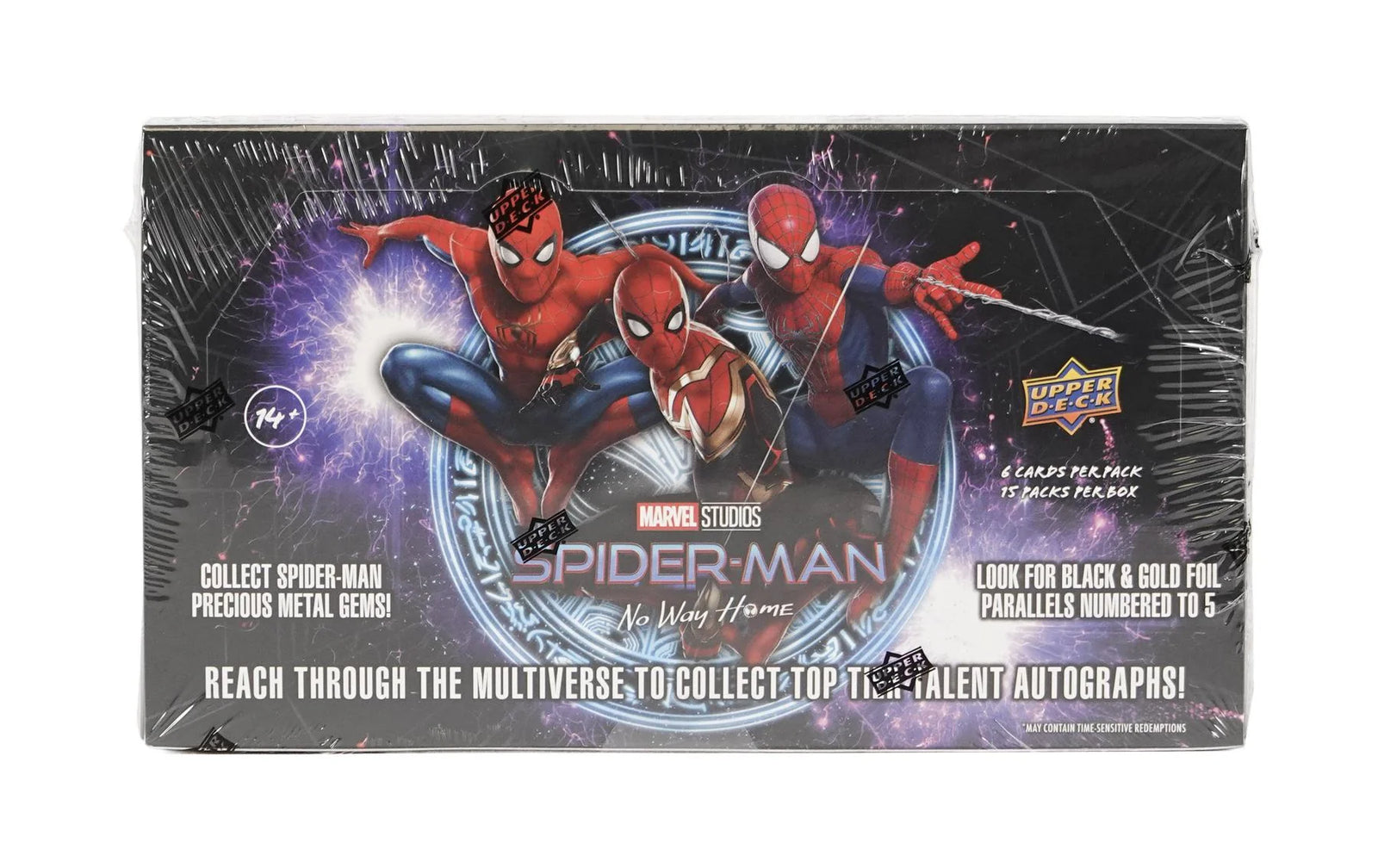 2023 Upper Deck Marvel Studios Spider Man No Way Home Hobby Box