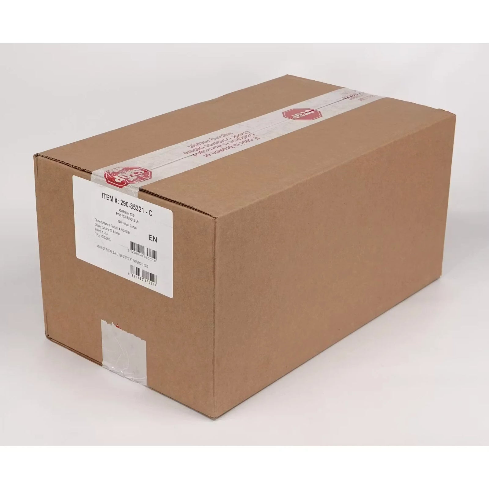 Pokemon Scarlet & Violet: 151 Booster Bundle 6-Box Case | 360 Packs (Ships Sealed Only)