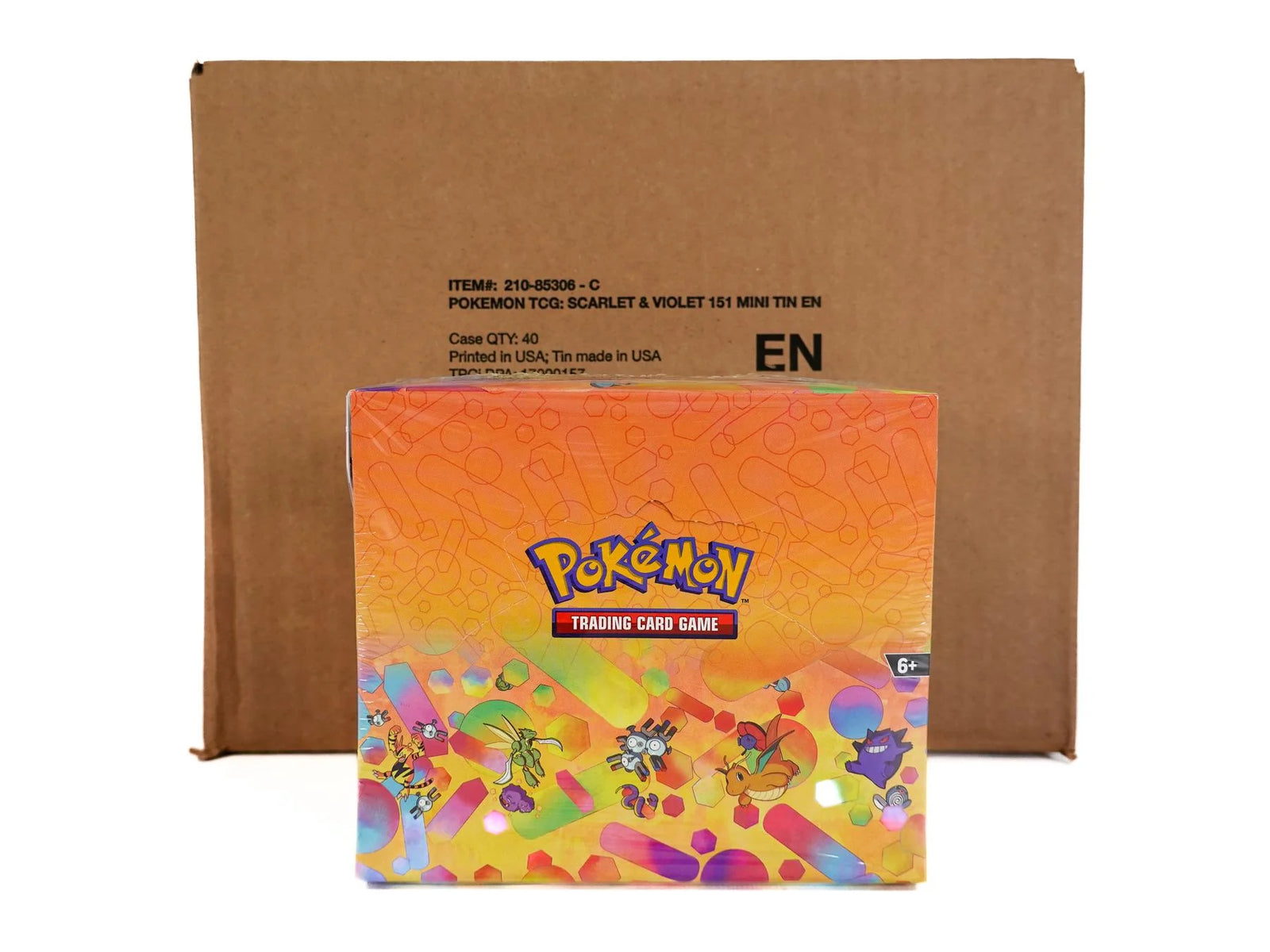 DRAFT - Pokemon Scarlet & Violet 151 Mini Tin 4-Box Case | Sealed