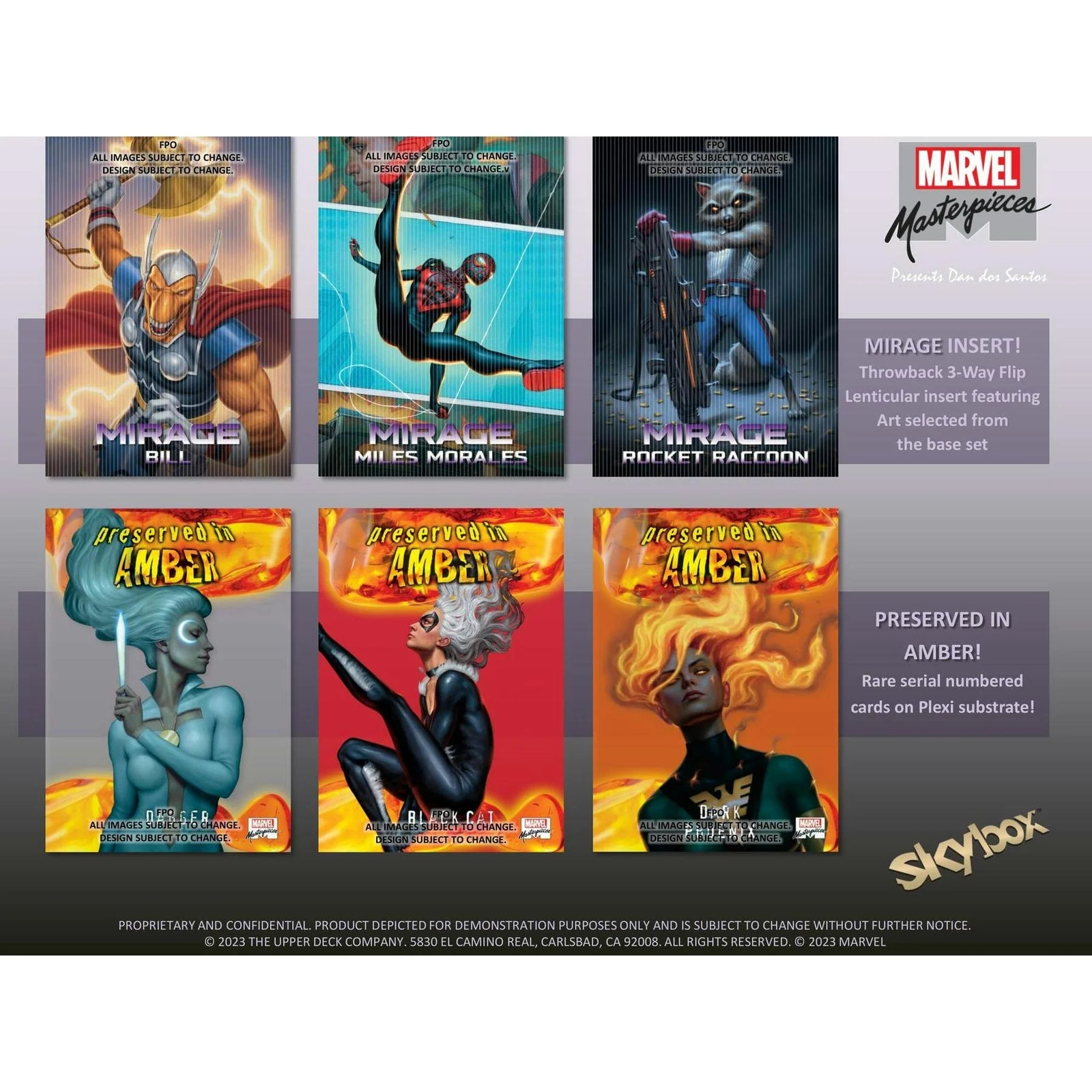 DRAFT - 2023 Upper Deck Marvel Masterpieces Hobby Box | Dan dos Santos Art