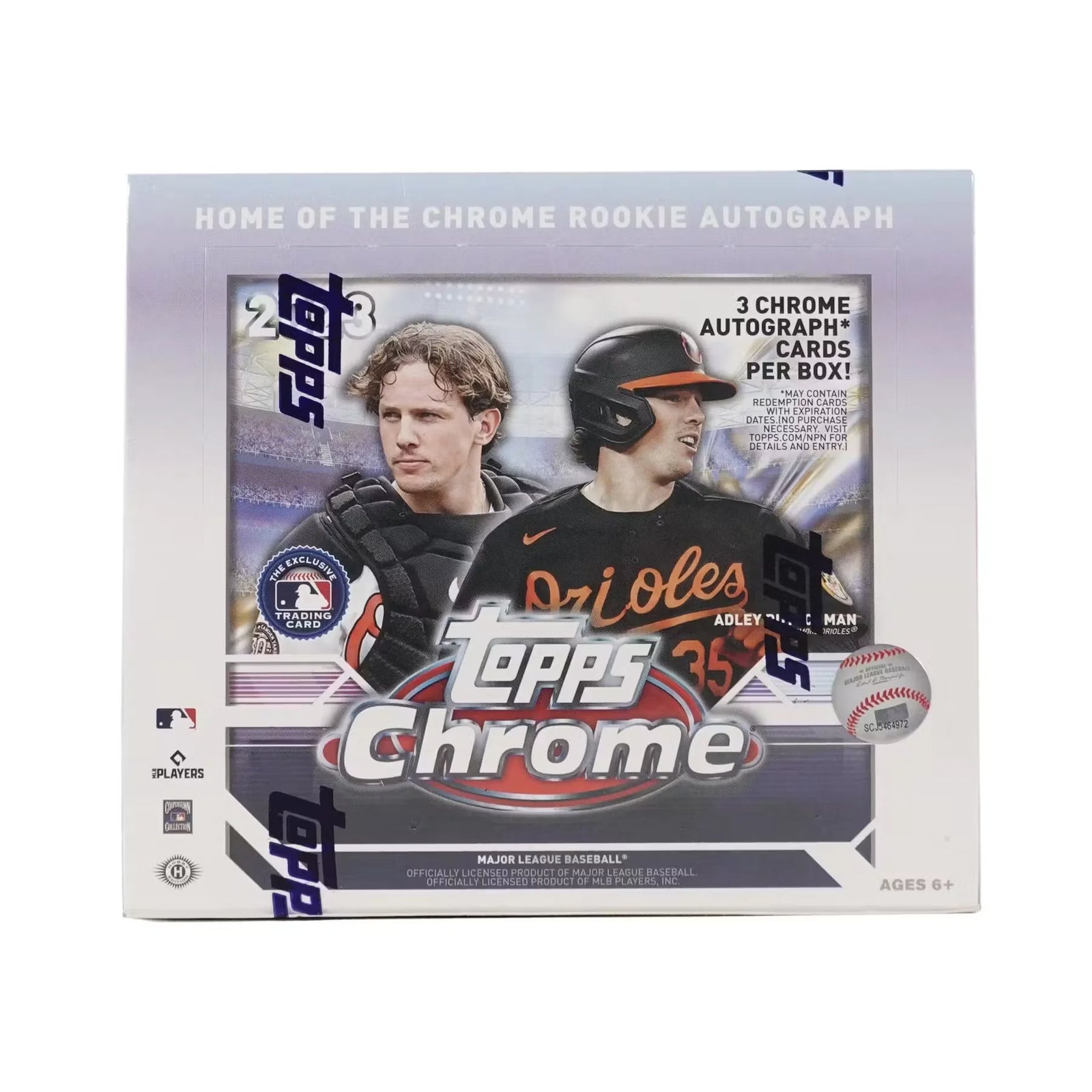 2023 Topps Chrome Baseball Hobby Jumbo Box (Ships Sealed Only)