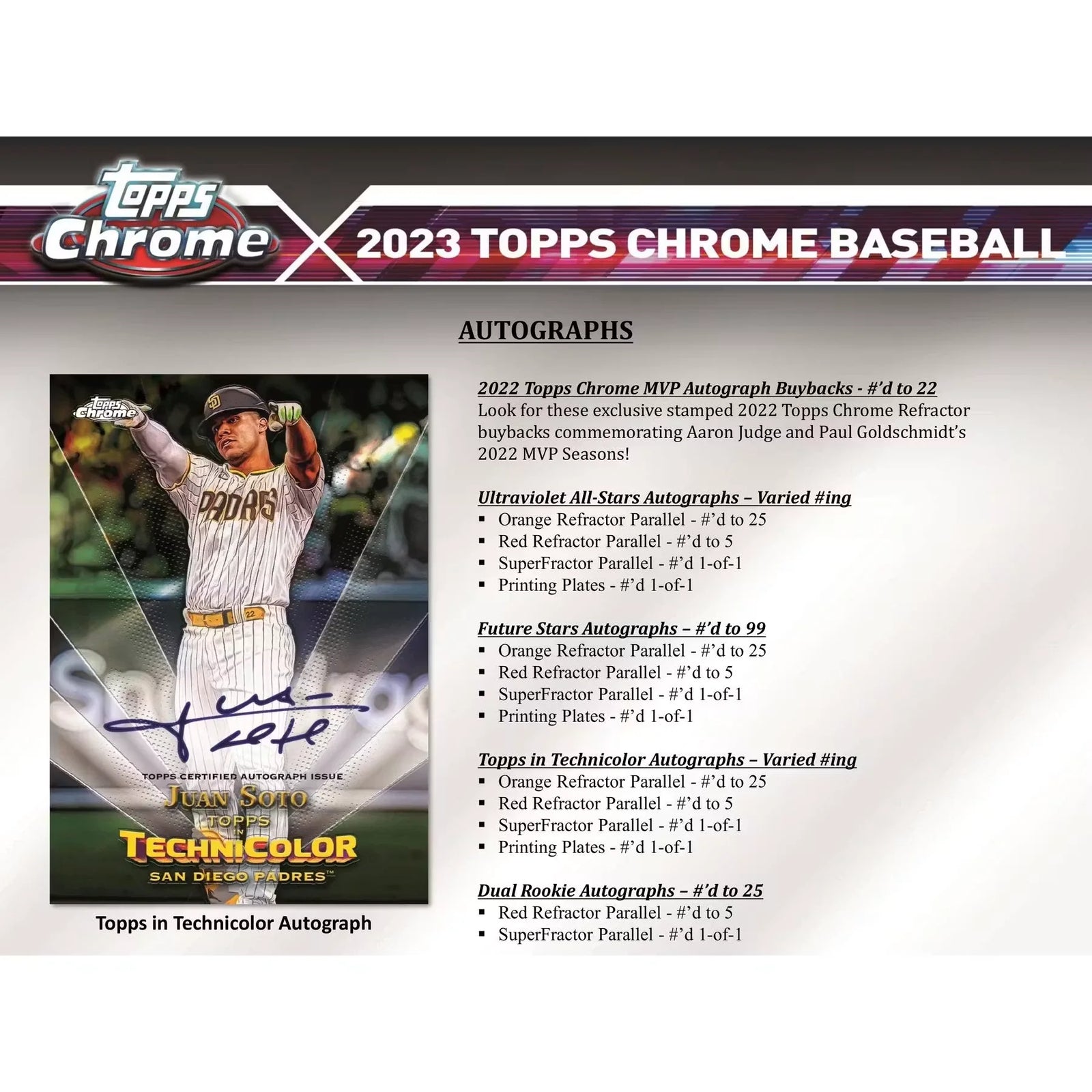 2023 Topps Chrome Baseball Hobby Jumbo 8-Box Case (Ships Sealed Only)