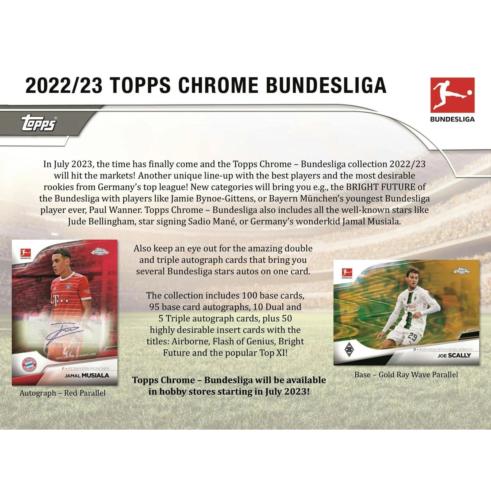 DRAFT - 2022/23 Topps Chrome Bundesliga Soccer Hobby Box | dacardworld:BVNL0MWA7W