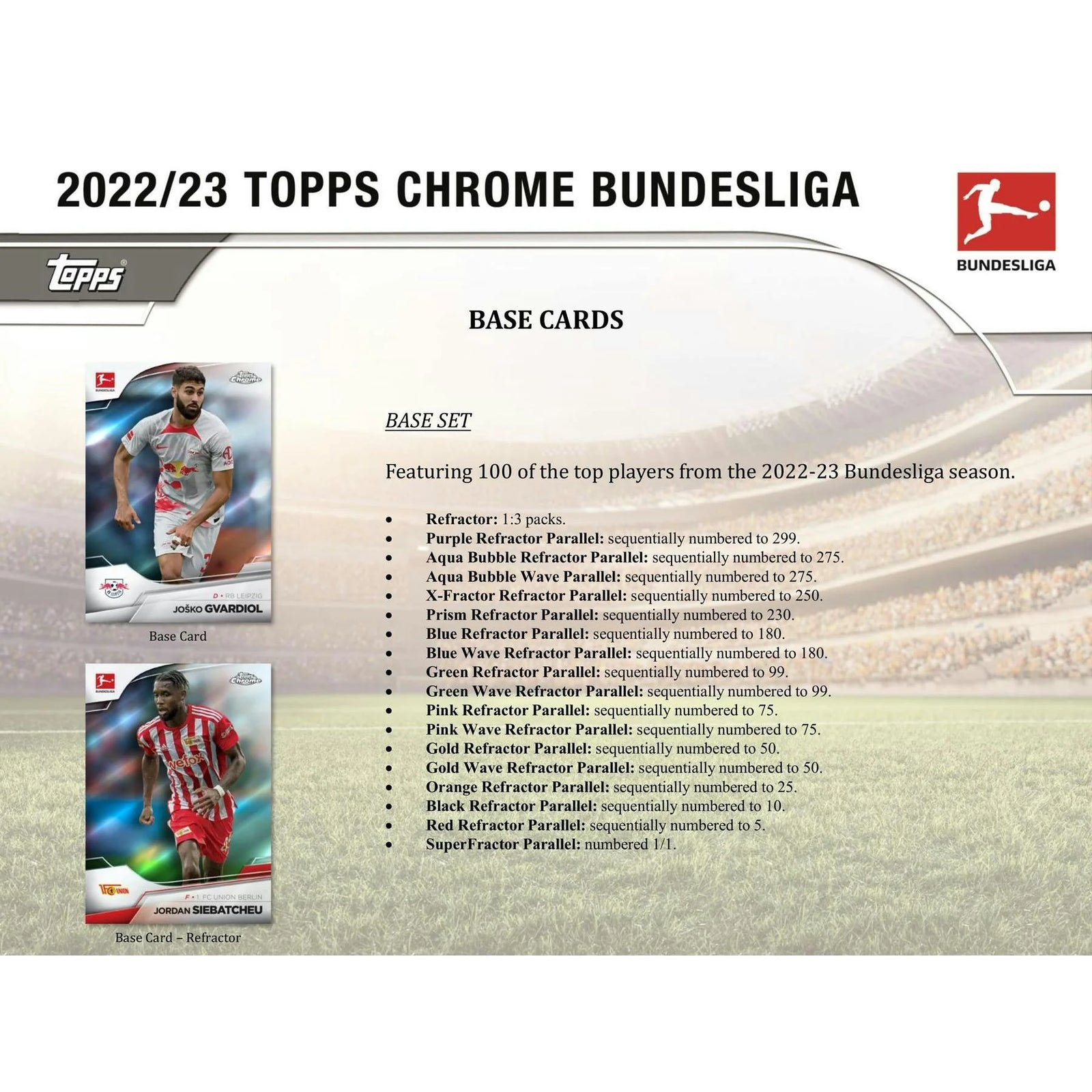 DRAFT - 2022/23 Topps Chrome Bundesliga Soccer Hobby Box | dacardworld:BVNL0MWA7W