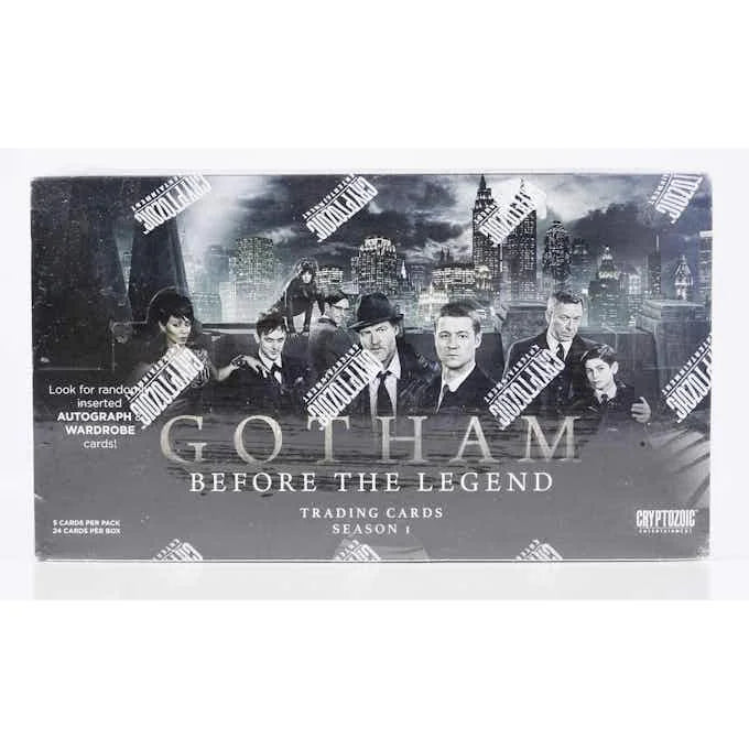 DRAFT - 2016 Cryptozoic Gotham: Before the Legend Season 1 Trading Cards Box