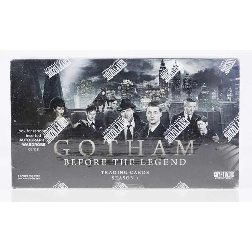 DRAFT - 2016 Cryptozoic Gotham: Before the Legend Season 1 Trading Cards Box