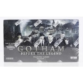 DRAFT - 2016 Cryptozoic Gotham: Before the Legend Season 1 Trading Cards Box