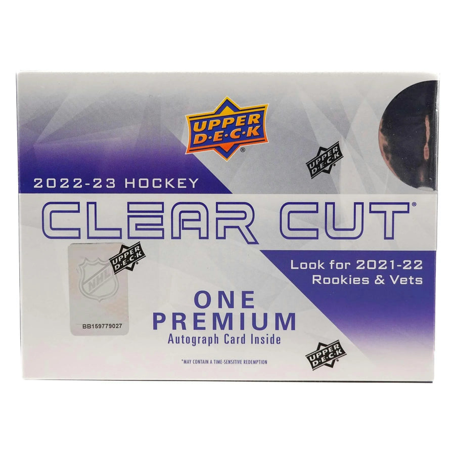 DRAFT - 2022/23 Upper Deck Clear Cut Hockey Hobby Box