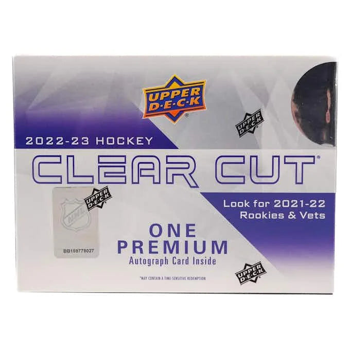 DRAFT - 2022/23 Upper Deck Clear Cut Hockey Hobby Box
