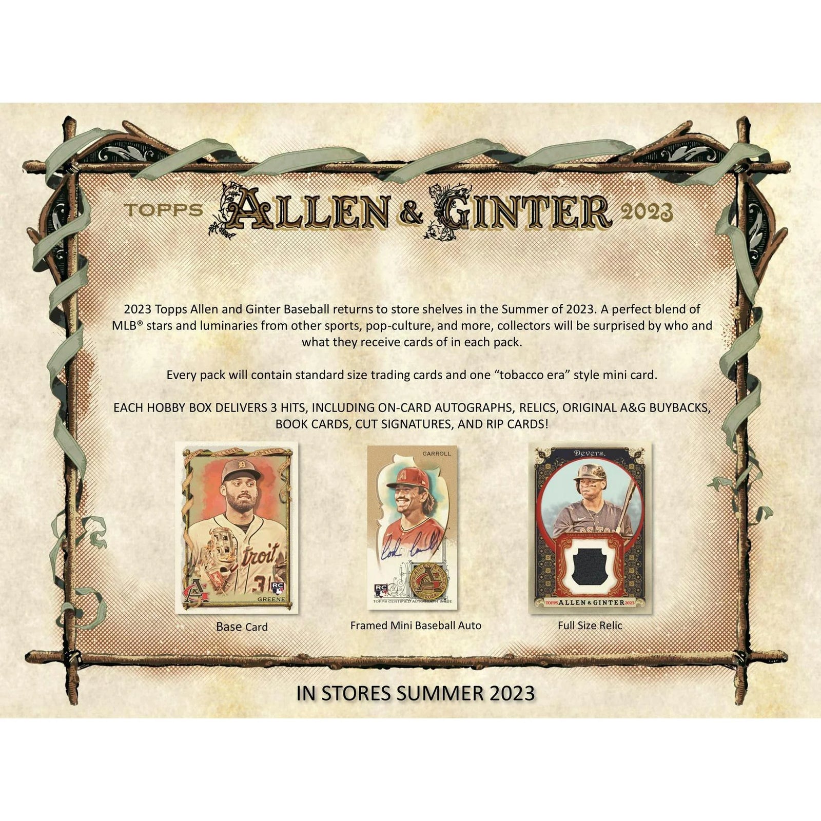 DRAFT - Just In 2023 Topps Allen & Ginter Baseball Hobby 12-Box Case