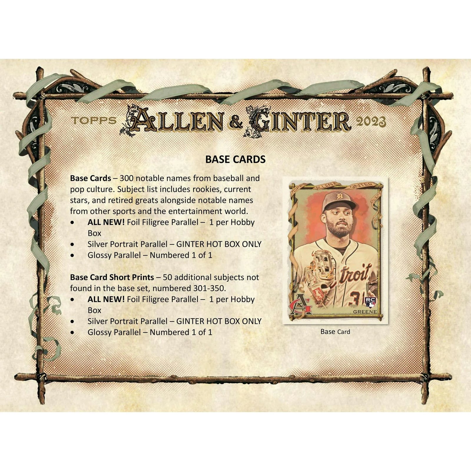 DRAFT - Just In 2023 Topps Allen & Ginter Baseball Hobby 12-Box Case