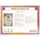 2022-23 Topps UEFA Club Competitions Merlin Chrome Hobby Box (Ships Sealed Only)