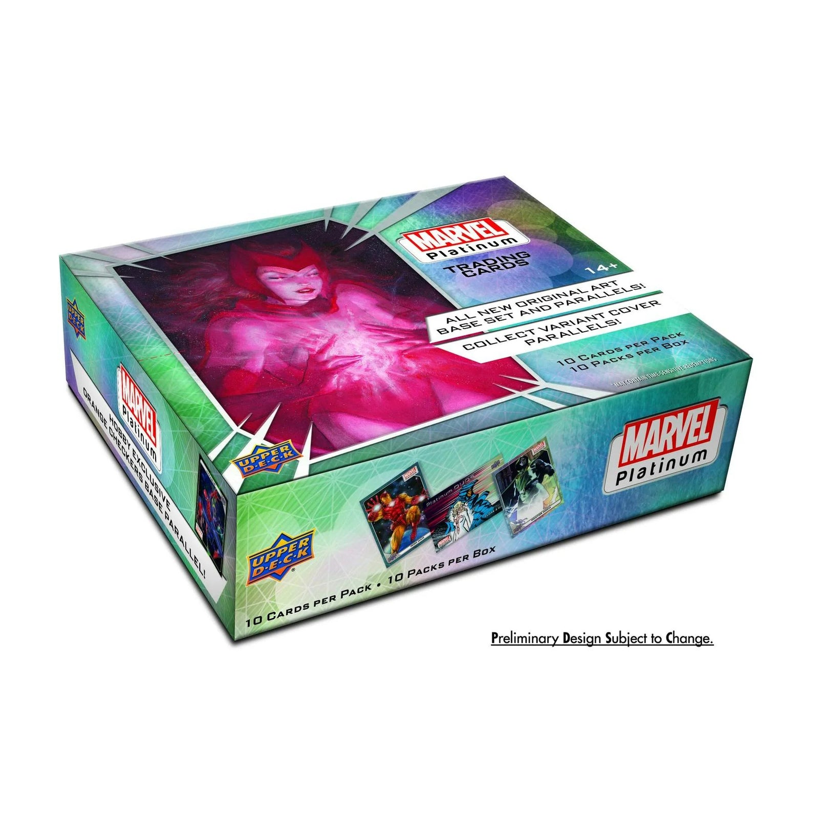 DRAFT - 2024 Upper Deck Marvel Platinum Trading Cards Hobby Box