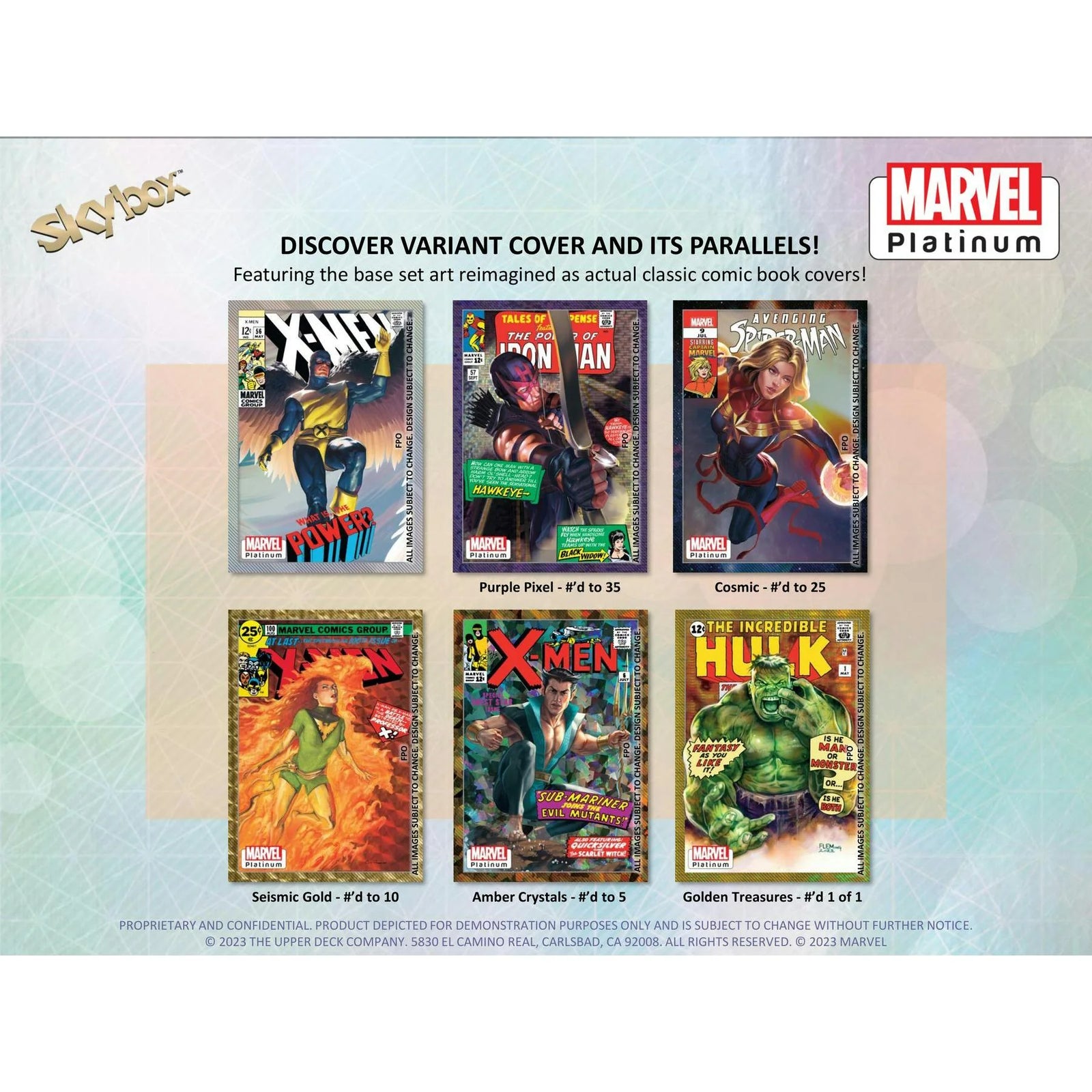 DRAFT - 2024 Upper Deck Marvel Platinum Trading Cards | 16-Box Hobby Case