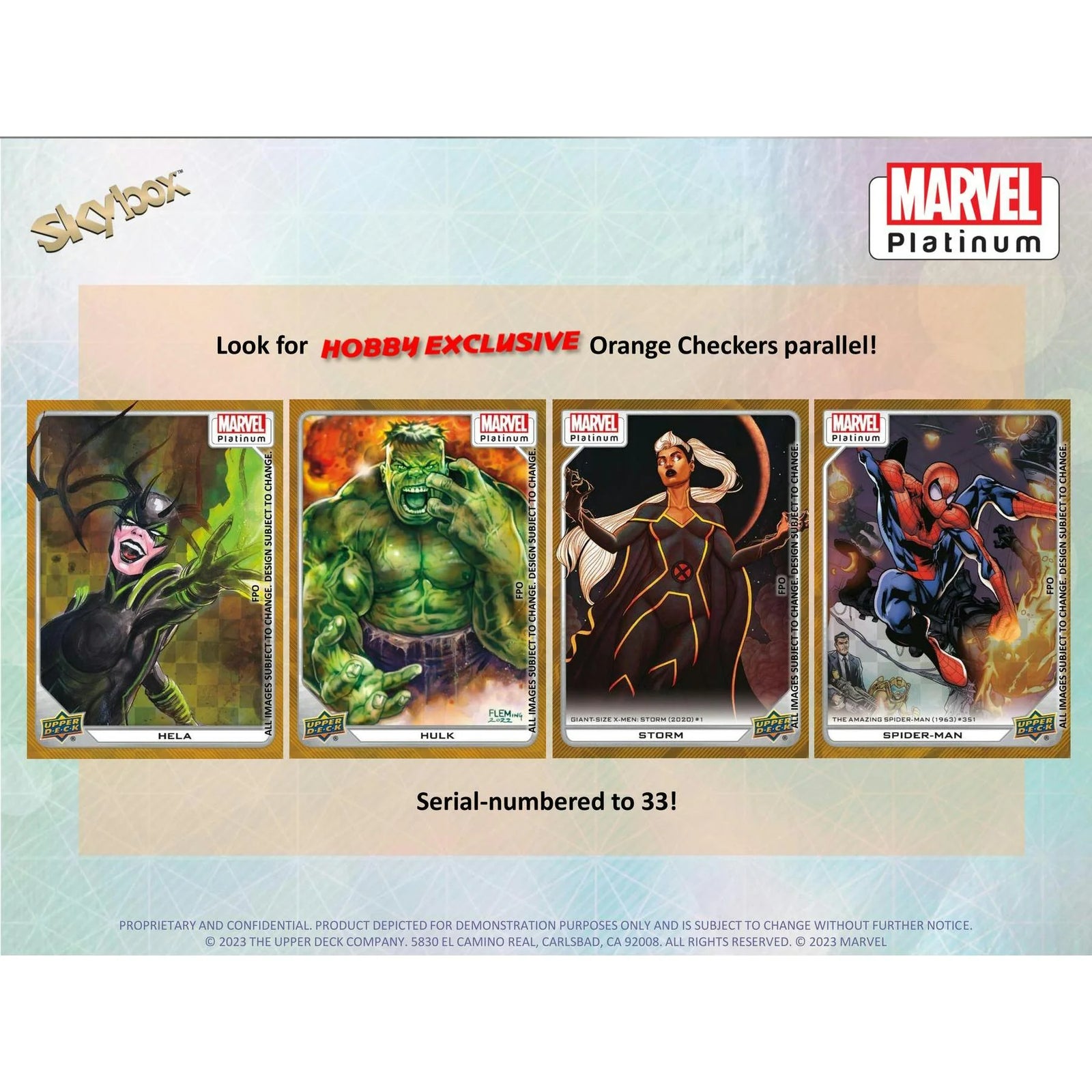 DRAFT - 2024 Upper Deck Marvel Platinum Trading Cards | 16-Box Hobby Case