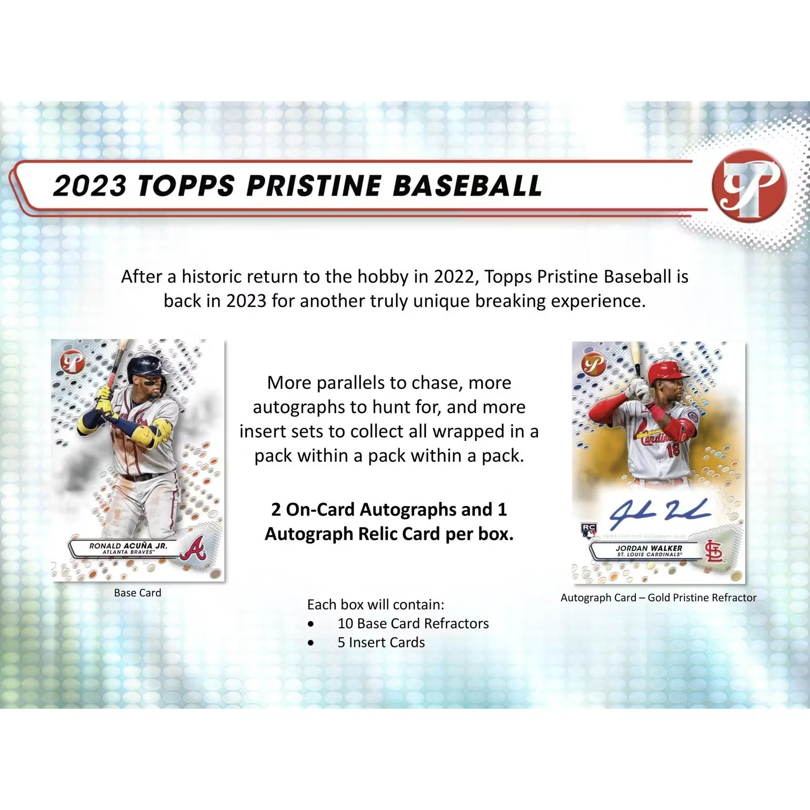 2023 Topps Pristine Baseball Hobby Box