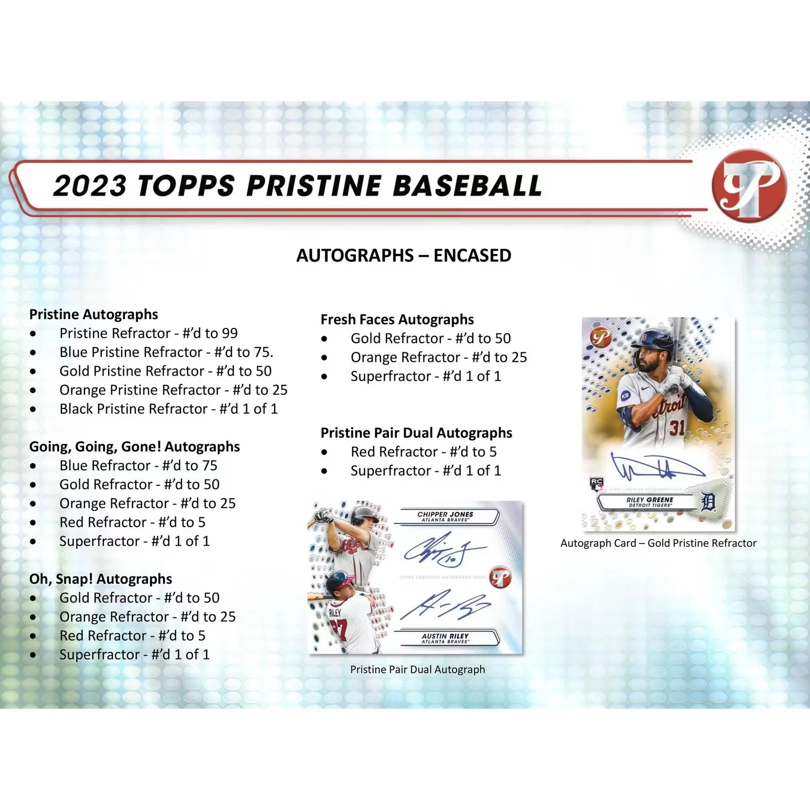 2023 Topps Pristine Baseball Hobby Box